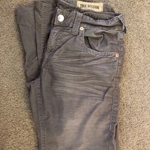 Men’s grey True Religion pants